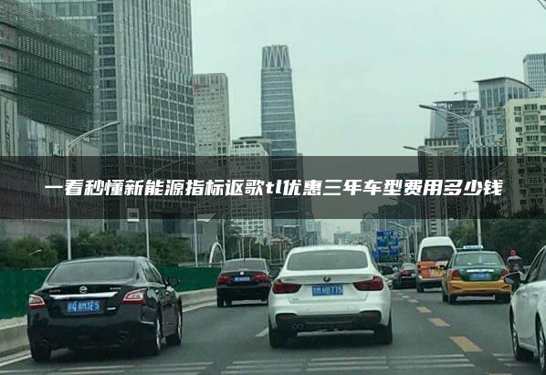一看秒懂新能源指标讴歌tl优惠三年车型费用多少钱