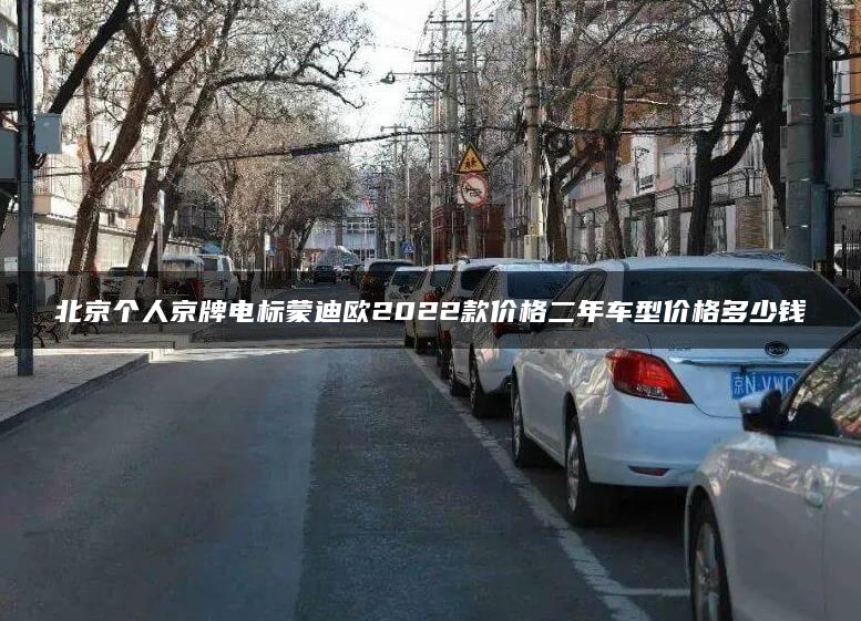 北京个人京牌电标蒙迪欧2022款价格二年车型价格多少钱