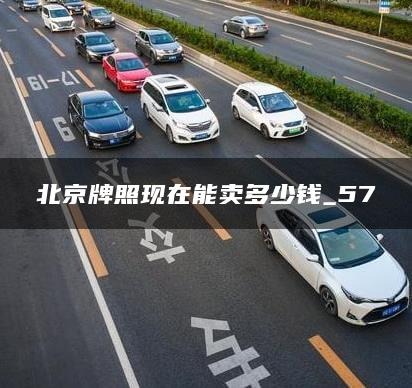 北京牌照现在能卖多少钱_57